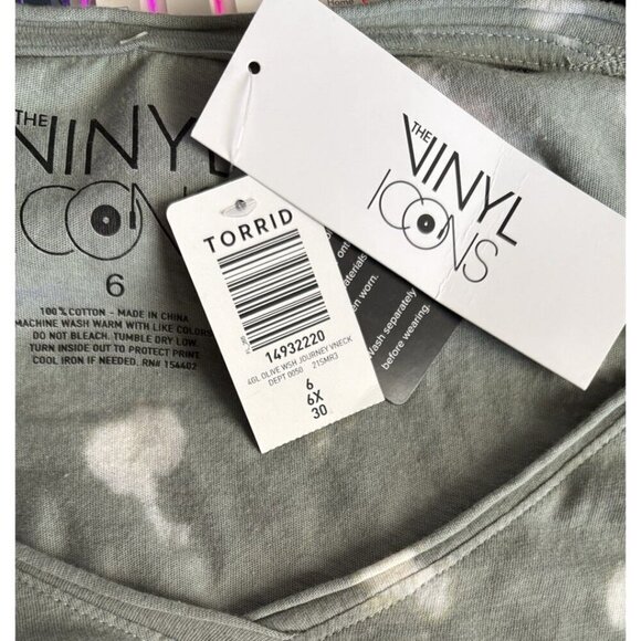 Vinyl Icons +6 Tie-Dye Aged Any Way Journey Band Graphic Short Sleeve T-Shirt - Picture 6 of 6